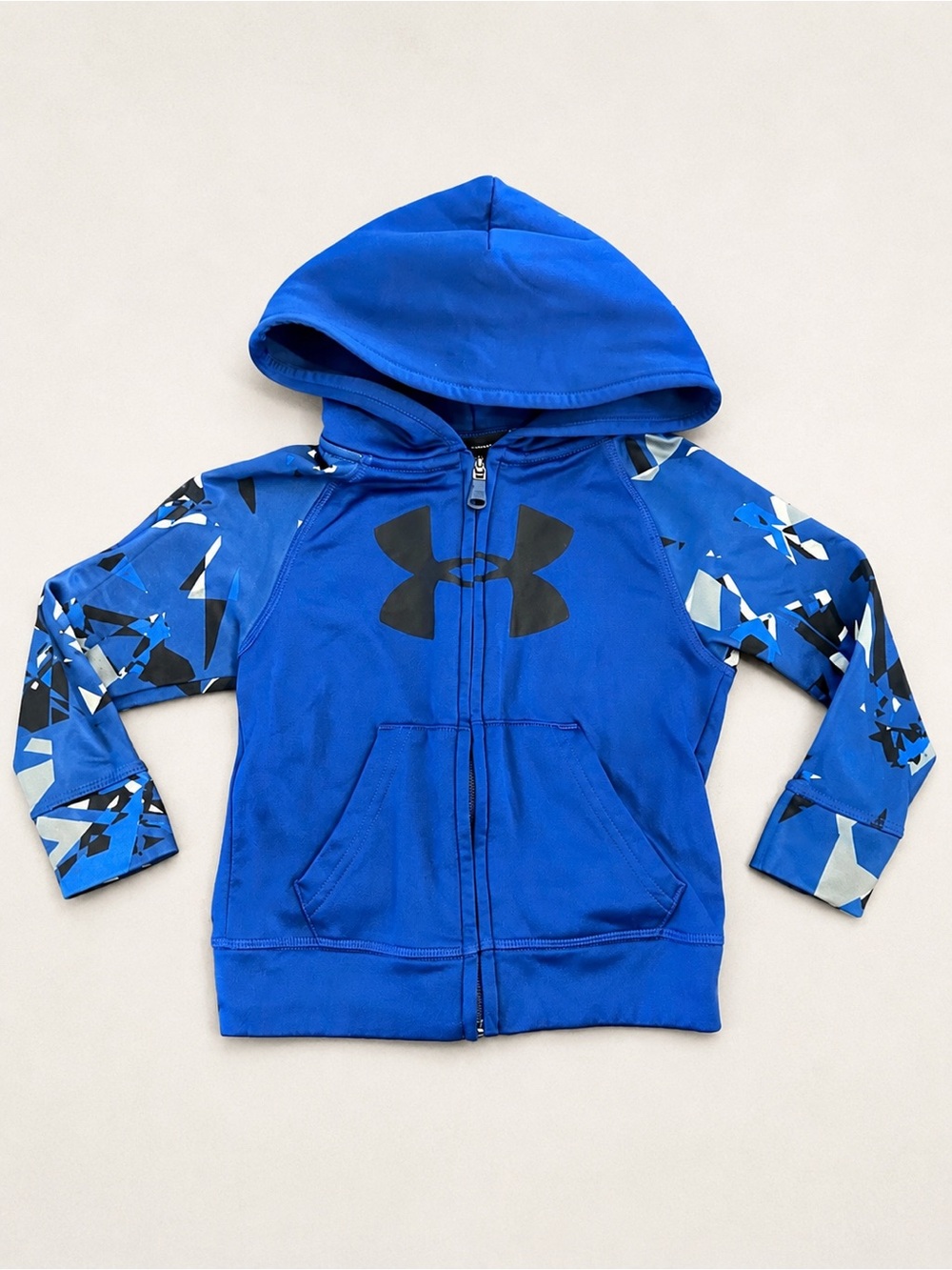 Under Armour Boys' Royal Blue Full-Zip Hooded Sweatshirt - 2T